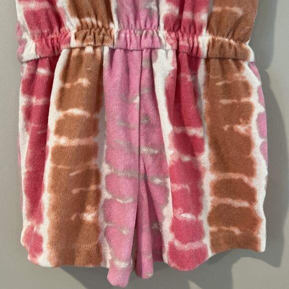 Crewcuts Pink and Brown Striped Kids Swim Coverup - Picture 9 of 9